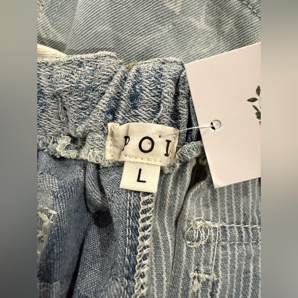 POL Patchwork Floral Denim Skirt. Size Large. New! - Picture 8 of 9